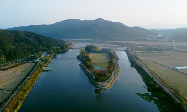 황룡강이 낳은 아름다운 섬, 송산근린공원 썸네일 이미지